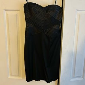 BCBGMAXAZRIA Black Strapless Dress size 2 great condition